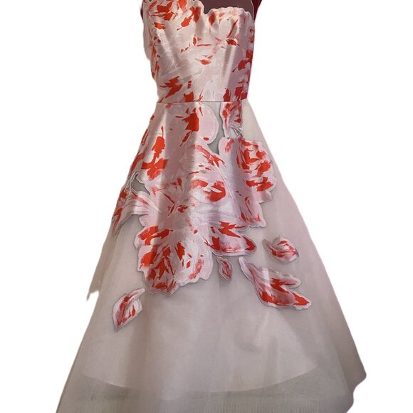 NOIR by Sachin & Babi Floral Applique Gown-Size 4 - Picture 8 of 8